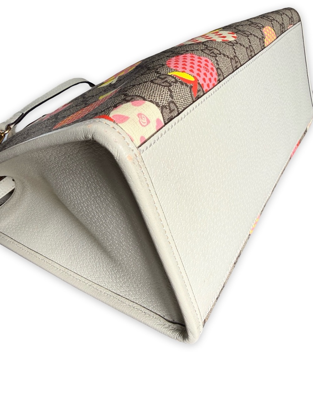 Gucci Les Pommes GG Supreme Small Tote Bag Apple Print Crossbody 659983 - Picture 16 of 16